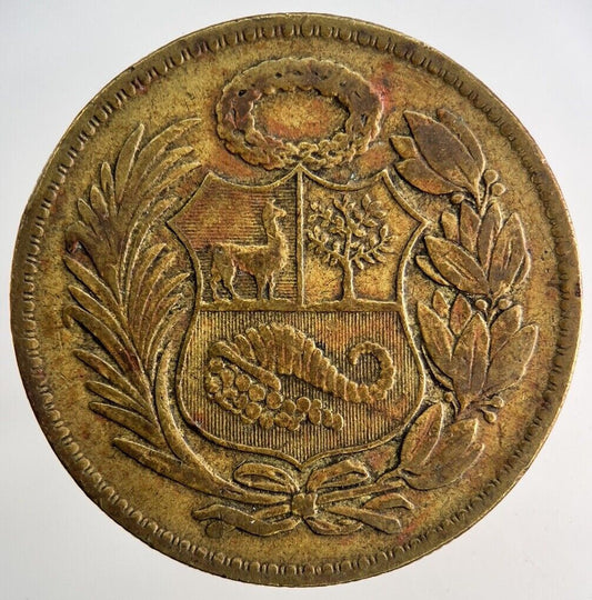1947 Peru Un 1 One Sol De Oro Coin | Fine Collectable Grade