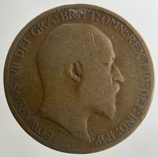 1909 Edward VII Half-Penny Coin | Collectable Grade