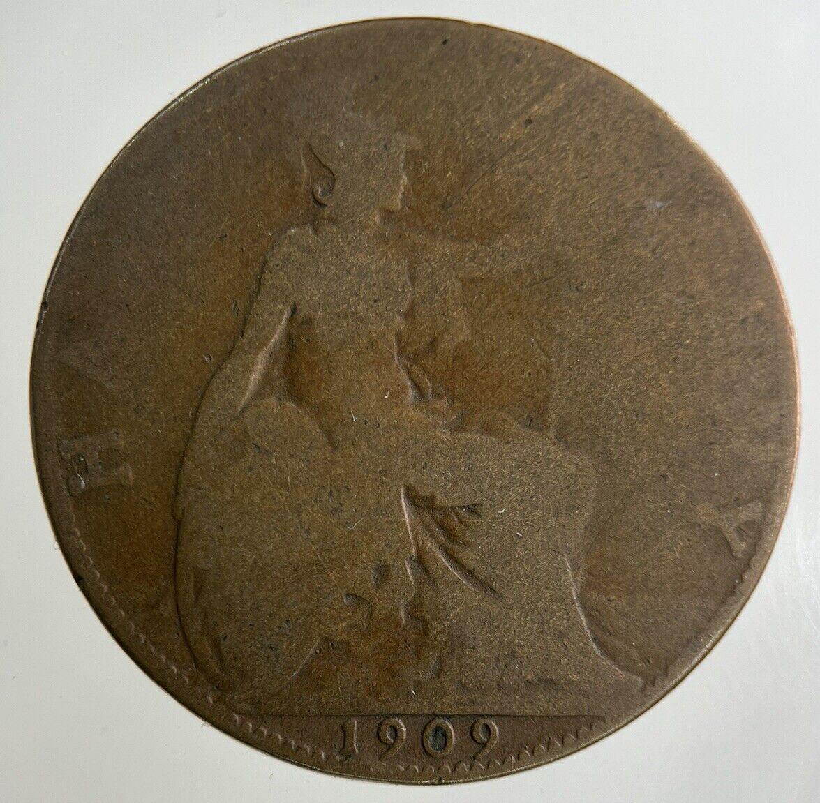 1909 Edward VII Half-Penny Coin | Collectable Grade