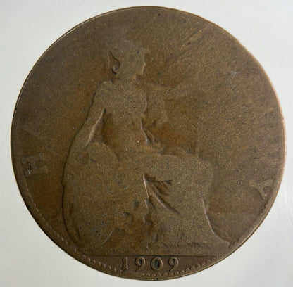 1909 Edward VII Half-Penny Coin | Collectable Grade