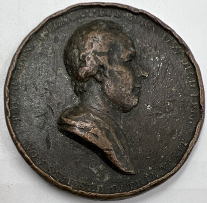 Commemorating The Death of William Pitt Medal | Fair Collectable Grade | a372