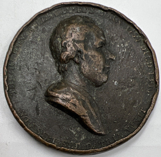 Commemorating The Death of William Pitt Medal | Fair Collectable Grade | a372