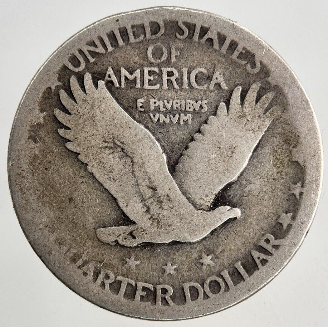 US USA Quarter Dollar Standing Liberty Silver Coin | Collectable Grade