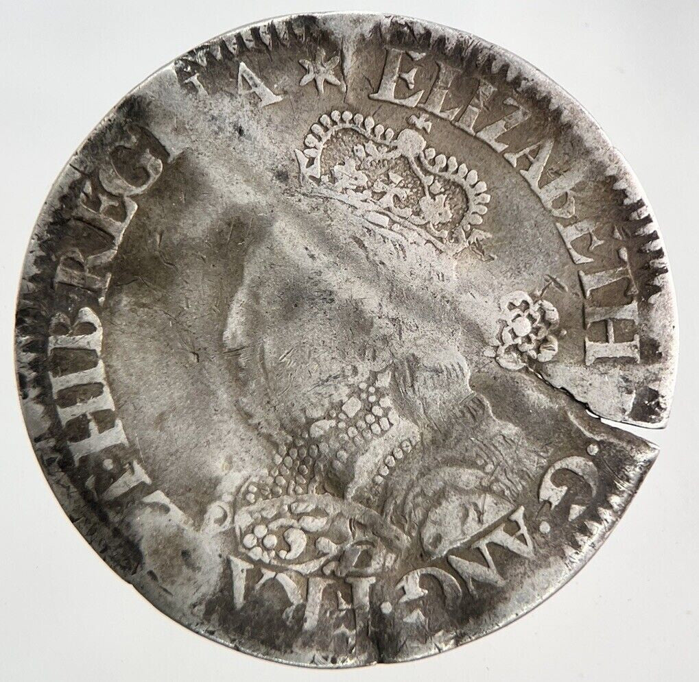 1562 Elizabeth I Milled Not Hammered Sixpence Silver Coin | Collectable Grade