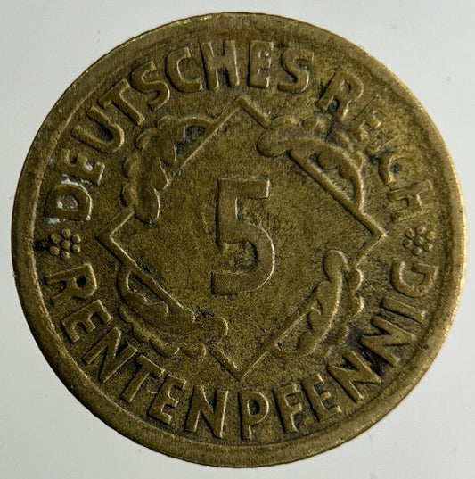 1924 Germany 5 Pfennig Coin | Fine Collectable Grade