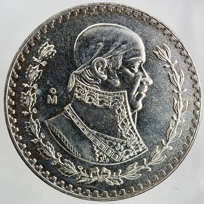 1957 Mexico Un 1 Peso Silver Coin | Very High Grade