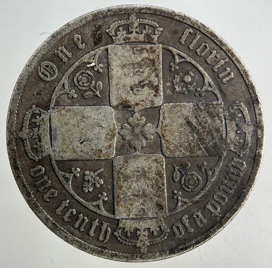 British Victoria Gothic Florin Silver Coin | Collectable Grade