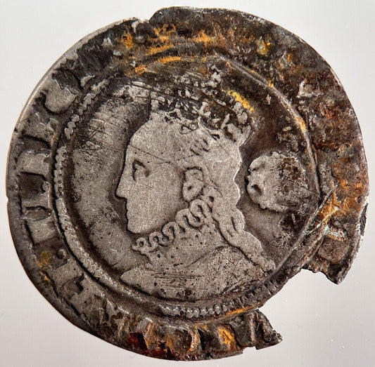 Elizabeth I 1st Silver Sixpence Hammered Coin | Collectable Grade | a199
