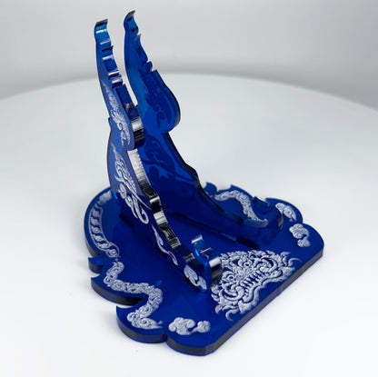 Blue Dragon & Elephant 1oz Silver or Gold Coins / Amulet / Medal Display Stand