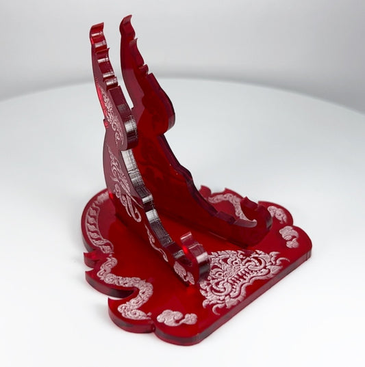 Red Dragon & Elephant 1oz Silver or Gold Coins / Amulet / Medal Display Stand