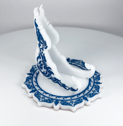 White & Blue 1oz Silver or Gold Coins / Amulet / Medal Display Stand