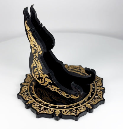 Black & Gold 1oz Silver or Gold Coins / Amulet / Medal Display Stand