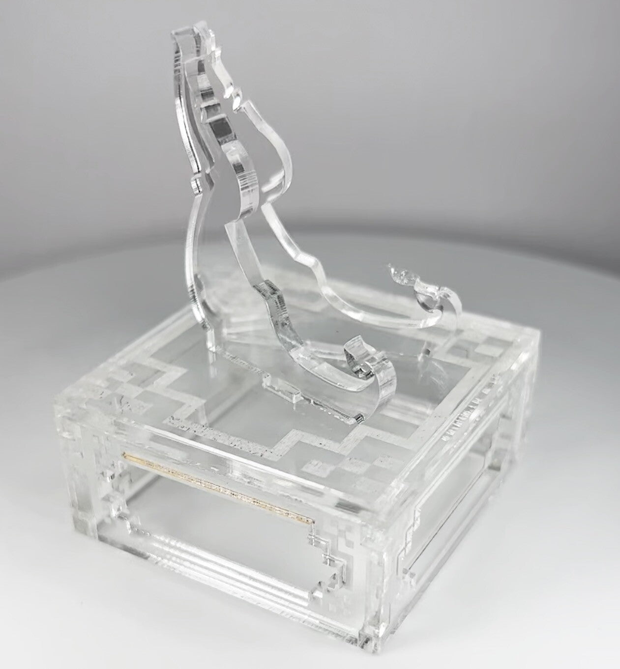 Clear 1oz Silver or Gold Coins / Amulet / Medal Display Stand