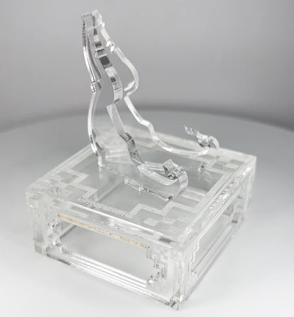 Clear 1oz Silver or Gold Coins / Amulet / Medal Display Stand