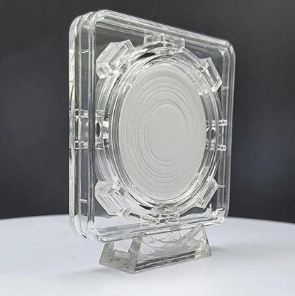 1 x Transparent Coin Revolving Display Stand For 1oz Silver or Gold Coins
