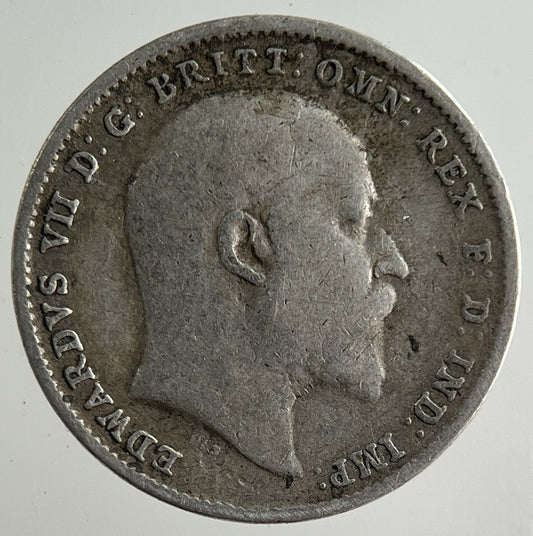 1902 Edward VII Threepence Silver Coin | Collectable Grade