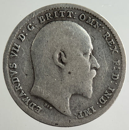 1902 Edward VII Threepence Silver Coin | Collectable Grade