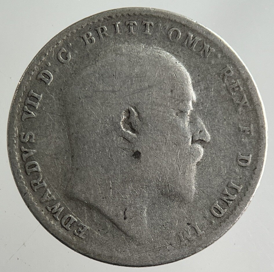 1908 Edward VII Threepence Silver Coin | Collectable Grade