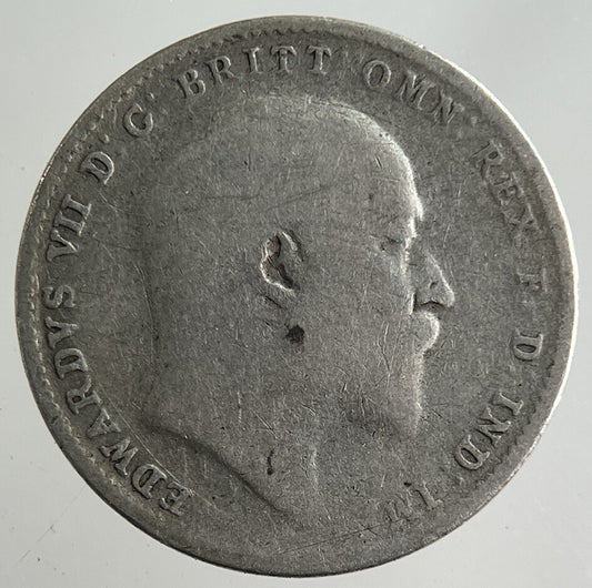 1908 Edward VII Threepence Silver Coin | Collectable Grade