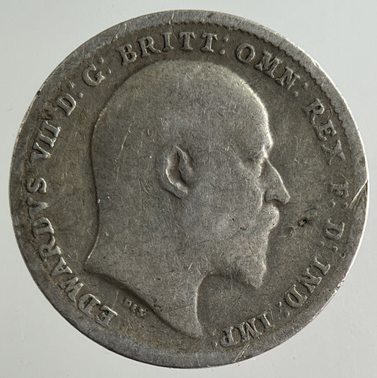 1902 Edward VII Threepence Silver Coin | Collectable Grade