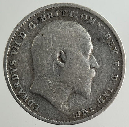1908 Edward VII Threepence Silver Coin | Fine Collectable Grade