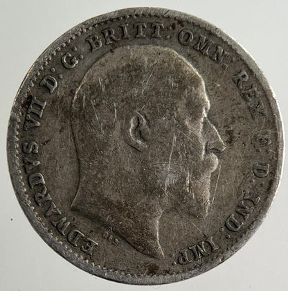 1908 Edward VII Threepence Silver Coin | Fine Collectable Grade