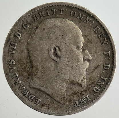 1909 Edward VII Threepence Silver Coin | Fine Collectable Grade