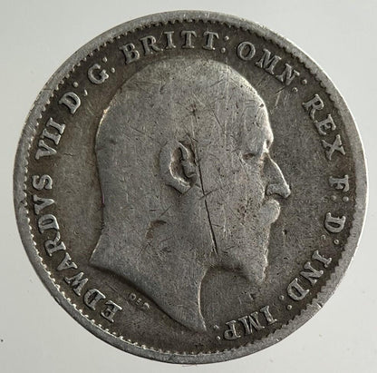 1907 Edward VII Threepence Silver Coin | Fine Collectable Grade