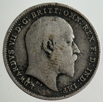 1907 Edward VII Threepence Silver Coin | Fine Collectable Grade