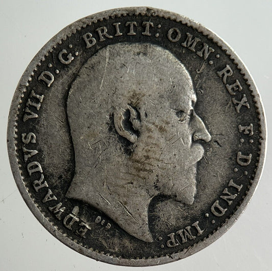 1907 Edward VII Threepence Silver Coin | Fine Collectable Grade