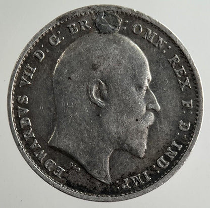 1908 Edward VII Threepence Silver Coin | Fine Collectable Grade