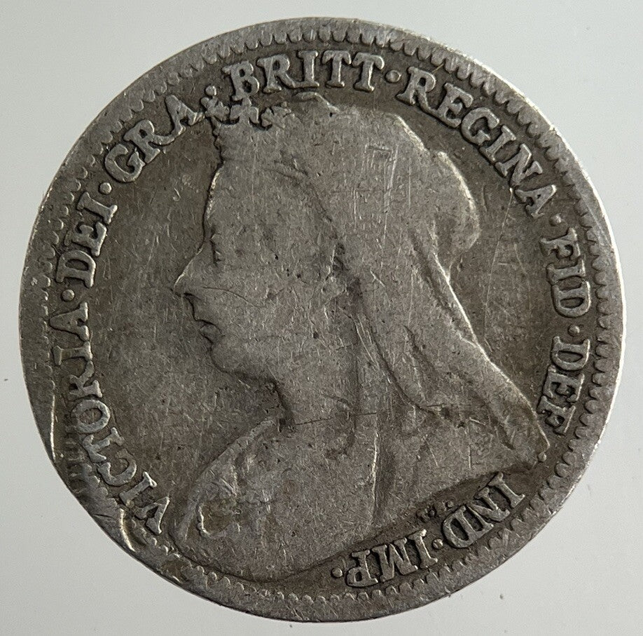 1901 Victoria Threepence Silver Coin | Collectable Grade