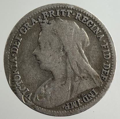 1901 Victoria Threepence Silver Coin | Collectable Grade