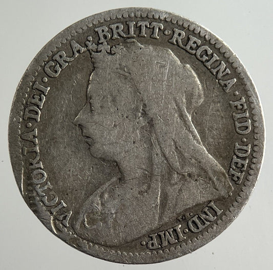 1901 Victoria Threepence Silver Coin | Collectable Grade