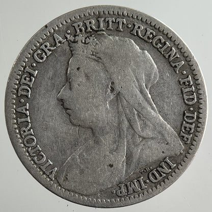1901 Victoria Threepence Silver Coin | Collectable Grade