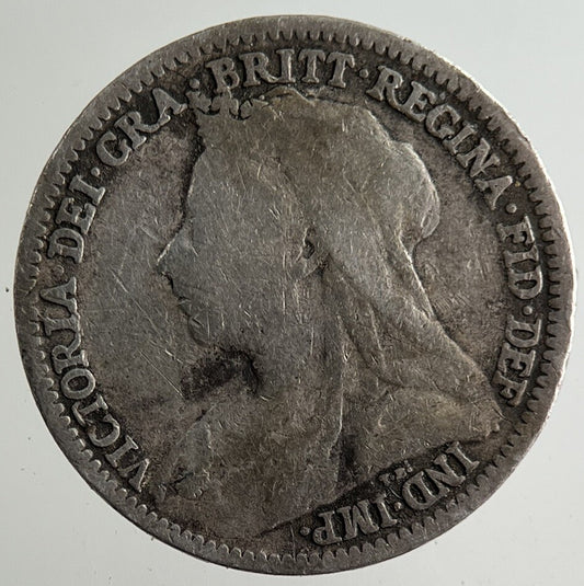 1901 Victoria Threepence Silver Coin | Collectable Grade