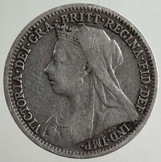 1901 Victoria Threepence Silver Coin | Collectable Grade