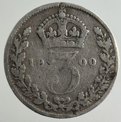 1900 Victoria Threepence Silver Coin | Collectable Grade