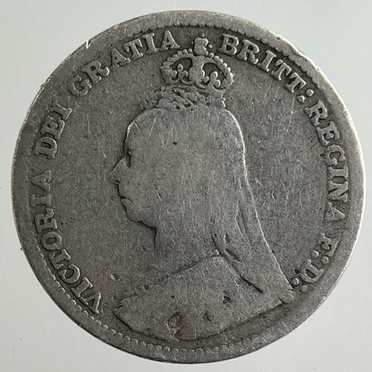 1891 Victoria Threepence Silver Coin | Collectable Grade