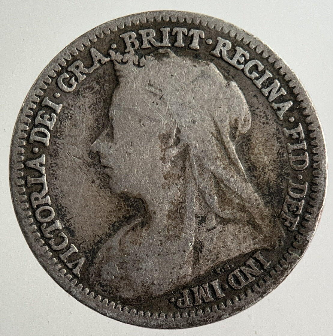 1900 Victoria Threepence Silver Coin | Collectable Grade