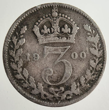 1900 Victoria Threepence Silver Coin | Collectable Grade