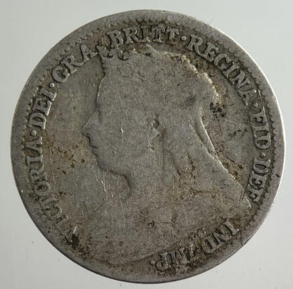 1900 Victoria Threepence Silver Coin | Collectable Grade