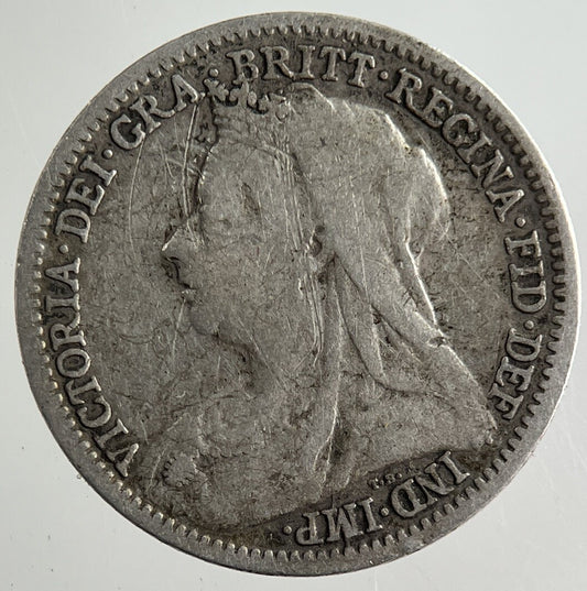 1901 Victoria Threepence Silver Coin | Collectable Grade