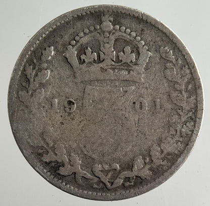 1901 Victoria Threepence Silver Coin | Collectable Grade