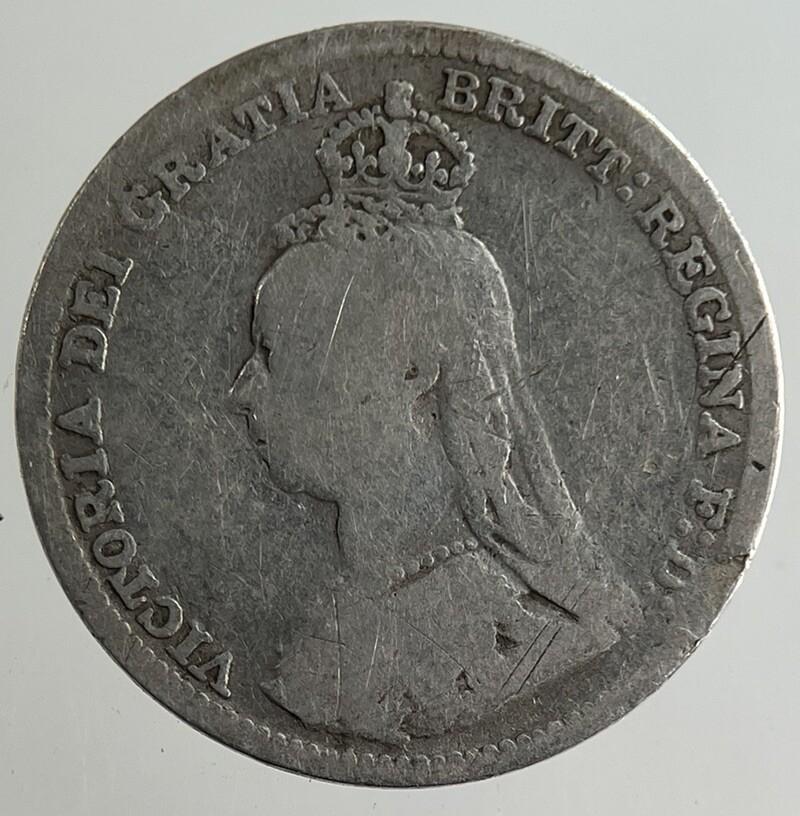 1891 Victoria Threepence Silver Coin | Collectable Grade