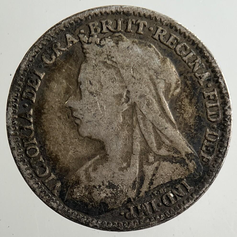 1893 Victoria Threepence Silver Coin | Fine Collectable Grade