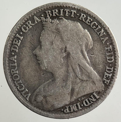 1895 Victoria Threepence Silver Coin | Fine Collectable Grade