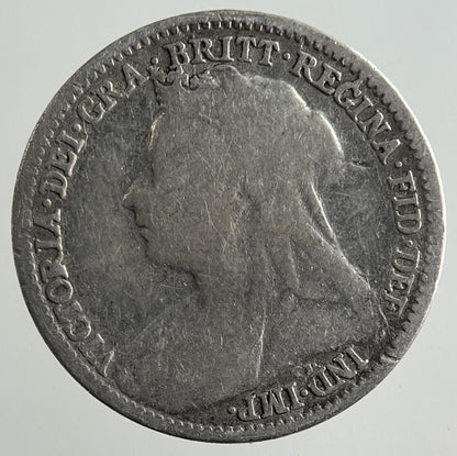 1896 Victoria Threepence Silver Coin | Fine Collectable Grade