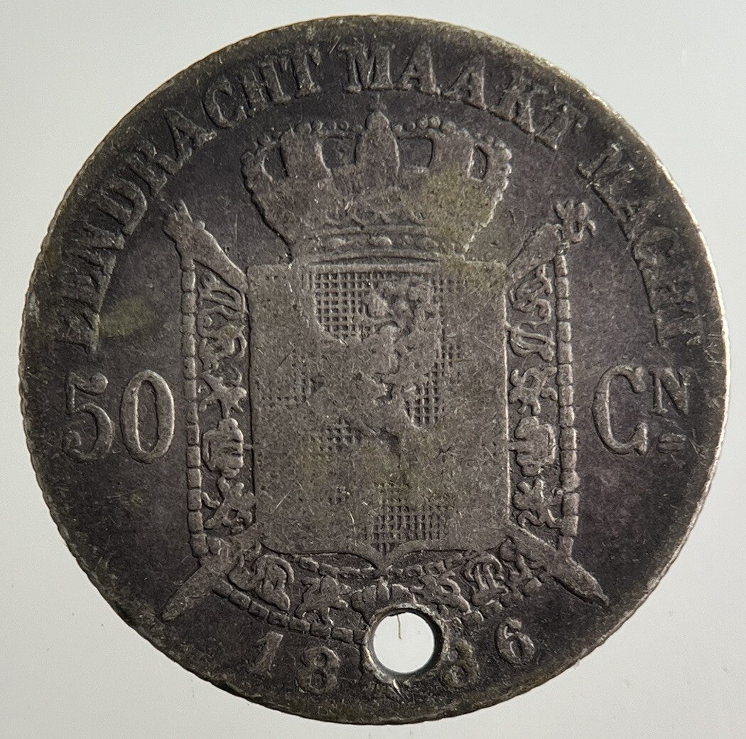 1886 Belgium 50 Centimes Silver Coin | Collectable Grade