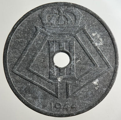 1944 Belgium 25 Centimes Coin | Fine Collectable Grade
